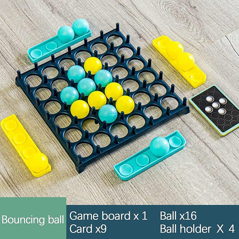 Bounce Ball Game, Bounce Ball Family Party Game and Jumping Ball Tabletop Game Toys Desktop Activate Bouncing Ball Game for Adults and Kids...
