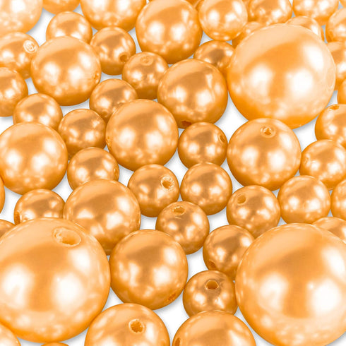 Super Z Outlet Elegant Glossy Polished Pearl Beads for Vase Fillers, DIY Jewelry Necklaces, Table Scatter, Wedding, Birthday Party Home Decoration...