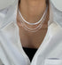CHESKY Silver Necklace for Women,925 Sterling Silver Chain Necklace Layered Herringbone Rope Paperclip Chain Necklaces for Women Silver Jewelry fo...