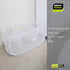 Smart Design Deluxe Mesh Pop Up 3 Compartment Laundry Sorter Hamper Basket - VentilAir Fabric Collapsible Design - for Clothes & Laundry - Home Or...