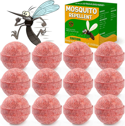 12Pack Mosquito Repellent for Indoor Outdoor, Natural Mosquito Repellent for Yard, Fly Mosquito Control for Room, Mosquito Deterrent for Backyard,...