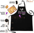 Cooking Apron for Mom with Spatula and Gift Box, Funny Kitchen Apron with 3 Pockets, Mom Gift, Cute Apron, Mother's Day Gift (Thou Shalt Not Try M...