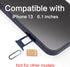 ASDAWN Replacement for iPhone 13 SIM Card Slot Tray Holder Compatible with iPhone 13 SIM Card Tray Slot Waterproof Rubber Ring and SIM pin(Single ...