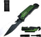 ALBATROSS 6 in 1 Survival Camping Tactical Folding Pocket Knife with Flashlight,Bottle Opener,Rope Cutter,Fire Starter,Glass Breaker,Multi-Functio...