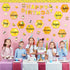 63 Pcs Bee Themed Birthday Bulletin Board Sets Paper Cutouts with Glue Point Bee Birthday Classroom Bulletin Board Display Bee Theme Birthday Char...