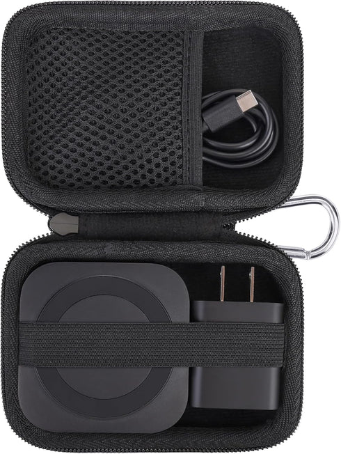 khanka Hard Travel Case Replacement for LISEN 3 in 1 Charging Station,Travel Wireless Charging Station for Multiple Devices,Case Only(Black)....