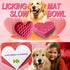 Silicone Slow Feeder Dog Bowls & Cat 2-in-1 Puzzle Dog Bowls Pet Food Bowls Encourages Slow Eating Lick Mat Design, Reduces Gulping, Dishwasher Fi...