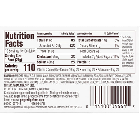 Pepperidge Farm Milano Cookies, Dark Chocolate, 10 Packs, 2 Cookies per Pack...