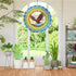 Wind Spinners-12 inch 3D Stainless Steel Eagle Hanging Wind Spinner Metal Wind Catchers Kinetic Sculpture for Lndoor,Outdoor Decor, Yard Art, Gard...