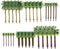 30Pcs Palm Model Trees 1.97-3.54 inch (5-9cm) Green Palm Train Model Trees Diorama Scenery for Miniature Landscape Model Train Railways Building D...