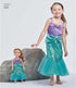 Simplicity 8725 Disney Princess Ariel Halloween Costume Sewing Pattern, for Girls and Dolls Sizes 3-8...