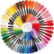 Caydo Embroidery Floss 50 Skeins Embroidery Thread, Rainbow Color Friendship Bracelet String with 12 Pieces Floss Bobbins for Bracelet Making, Sew...