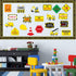 Construction Bulletin Board Set with Bulletin Board Border Under Construction Positive Saying Accent Classroom Decor for Teacher Positive Affirmat...