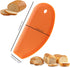 2PCS Bowl Scraper, Kaloo Silicone Food Scraper for Bread, Bench, Dough, Sourdough, Baking Dishwasher Safe (6.9"*3.14", Grey+Orange)...