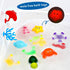 Baby Bath Toys Mold Free - Light Up Bath Toys - Sensory Toys for Toddlers - Gifts for Boy Girl Kids 6 12 18 Months Age 1 2 3 Year Old Birthday - B...