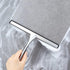 Shower Squeegee for Glass Doors,10-Inch Shower Glass Squeegee, Sliver Shower Squeegee for Shower Doors,Mirror,Windows, with Shower Door Hook and A...