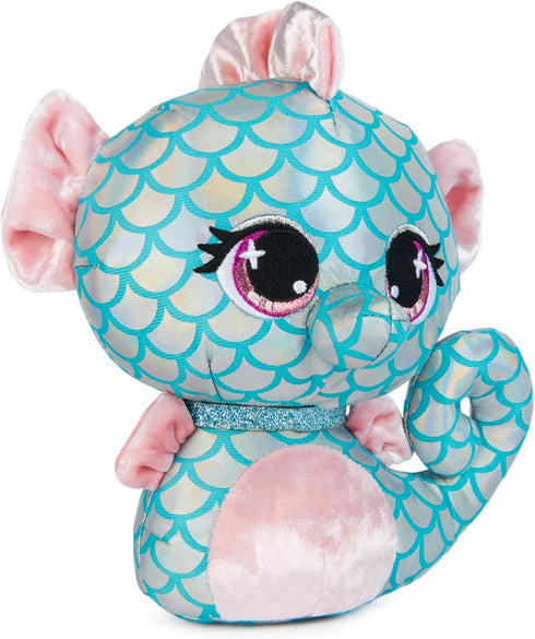 GUND P.Lushes Designer Fashion Pets Mel Dives Premium Seahorse Stuffed Animal, Pink and Teal, 6”...