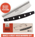 Chef Pomodoro Pizza Cutter Rocker Knife with Protective Cover, Multipurpose 14 Inch Mezzaluna Chopper with Super Sharp Stainless Steel Blade, Blad...