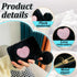 Credit Card Wallet, Soft Plush Women's Wallets Credit Card Holder, Heart-Shaped Embroidery Coin Purse Credit Card Wallet with Fur Ball Zipper for ...