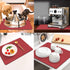 Coffee Mat for Countertops ,Coffee Bar Accessories Fit Under Coffee Maker Espresso Machine, Absorbent Hide Stain Rubber Mat for Countertop ,Dish D...