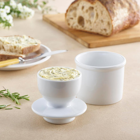 Butter Bell - The Original Butter Bell Crock by L. Tremain, a Countertop French Ceramic Butter Dish Keeper for Spreadable Butter, French Ceramic B...