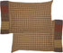 VHC Brands Rustic Bedding Ridge Cotton Patchwork Plaid Standard Pillow Case Set of 2, Cedar Green…...