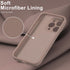 DEENAKIN Designed for iPhone 15 Pro Case with Screen Protector - Enhanced Camera Protection - Smooth Baby Skin-like Feel Silicone Cover - Slim Fit...