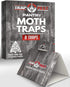 8 Pack Pantry Moth Traps- Safe and Effective for Food and Cupboard- Glue Traps with Pheromones for Pantry Moths...