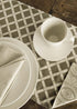 Heritage Lace Duet Table Runner, 13" x 72", Flax...