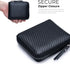 Alldaily RFID Blocking Wallets for Men with Zipper Bifold RFID Card Holder (Black & Orange)...