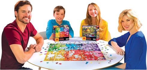 RoseArt - Kodak Premium - Rainbow Ribbons and Bows - 550 Piece Jigsaw Puzzle for Adults...