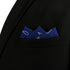 S&W SHLAX&WING Pocket Squares for Men Grooms Blue Navy Paisley...