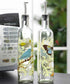 CEDAR HOME Olive Oil Bottle Set Glass Dispenser Vinegar Cruet 17oz. with Stainless Steel Leak Proof Pourer Spout for Cooking or Salad...