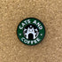Handmade Cats and Coffee Enamel Pin Brooch Badge - Lapel Pin - Deluxe Gift Decoration...