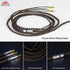 okcsc Replacement Upgrade Cable for Denon AH-D600 AH-D7200 AH-D7100 AH-D9200 AH-D5200 Headsets,8 Core OFC Audio Cable Dual 3.5mm Headphone Output ...