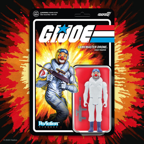 Super7 G.I. Joe Gamemaster Drone - 3.75" G.I. Joe Action Figure with Accessory Classic Cartoon Collectibles and Retro Toys...