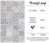 1120Pcs Square Acrylic 6x6mm Alphabet A-Z Letters Beads with Numbers Colorful Hearts Cube Beads for Phone Lanyard Bracelets Necklaces(White-1120-O...