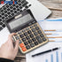 OFFIDIX Desktop Calculator 12 Digit with Large LCD Display, Desk Calculator Solar Battery Dual Power Electronic Calculator, Business Calculator wi...