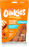 Oinkies Chickentastic Tender Twirls + Collagen to Support Skin & Joints, Made with Real Chicken Breast, Pumpkin & Carrot, Long-Lasting & Rawhide-F...