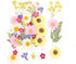 35pcs Resin Dried Flowers + 2 Tweezers, Pressed Flowers-Real Natural Herbs , for DIY Ornaments Candles Cups Making Wall Stickers Lampshades Art Cr...