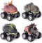 Dinosaur Toys for 3-7 Year Old Kids, Pull Back Dinosaur Cars for Kids, 4 Pack Set Car Toys, Gift Toys Dino Cars...
