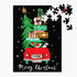 Galison Christmas Car 130-Piece Puzzle Ornament – Mini Puzzle Measures 6’ x 8.25” – Festive Holiday Puzzle Packaged in Ornament Box – Makes a Grea...