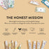 Honest Beauty Powder Brush | Even Blending for Loose + Pressed Powders | Renewable Bamboo, Synthetic Bristles | Cruelty Free...