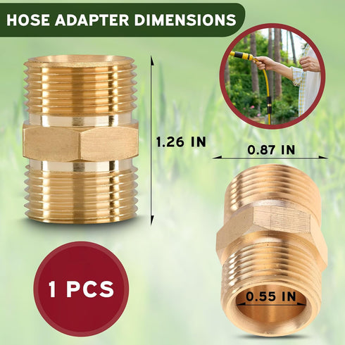M22 Quick Connect Pressure Washer Hose Adapter - 4500 PSI Pressure Washer Quick Connect Air Fittings Power Adapter for Washer Hose Extension - Hig...
