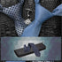 Travel Tie Case, Portable Waterproof Necktie Cufflinks Storage Box Tie Holder Stored up to 4-5 Ties - Black...