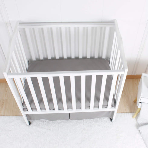 CaSaJa Microfiber 3 Pack Porta Mini Crib Sheets, Pack N Play Sheets with Comfy Napping Surface for Baby, Silky Soft Breathable Safe Playard Plaype...