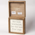 Primitives by Kathy 100692 Inset Wood Box Sign, 6 x 6 x 1.75-Inches, Four Legs...