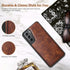 LOHASIC for Galaxy S21 Case 5G, Premium Leather Luxury PU Non-Slip Grip Rugged Bumper Shockproof Full Body Protective Cover Men Women Phone Cases ...