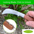 Folding Garden Knife. This Hawkbill Blade is Curved Making it Great for Hundreds of Uses. Not Just a Great Gift for a Gardener....