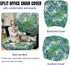 Office Chair Cover Stretchable Computer Desk Chair Seat Covers 2 Piece Waterproof Swivel Chair Protective Slipcover...